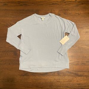 Athleta Light Blue Coaster Luxe Sweatshirt